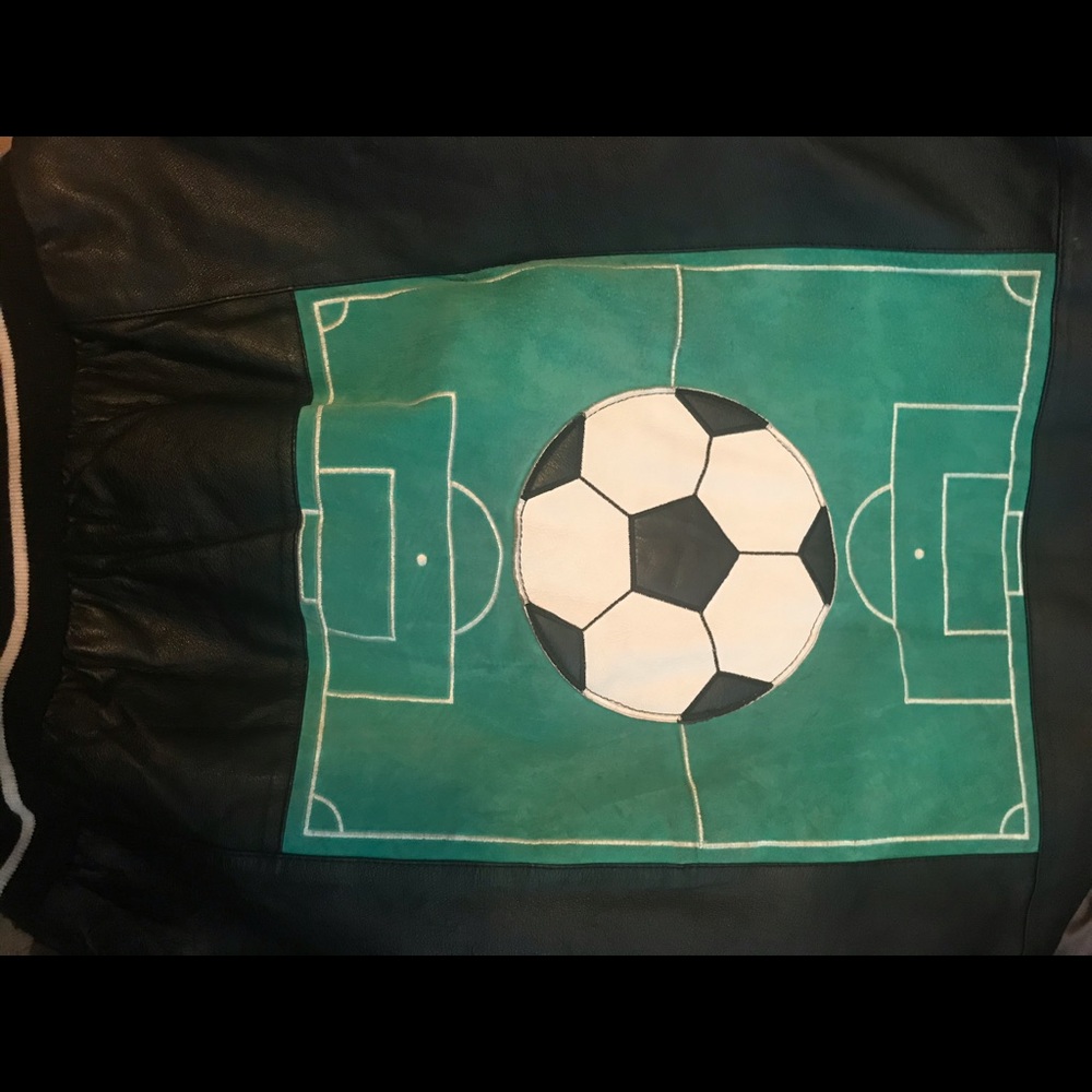 VTG Michael Hoban Where am I Leather Jacket